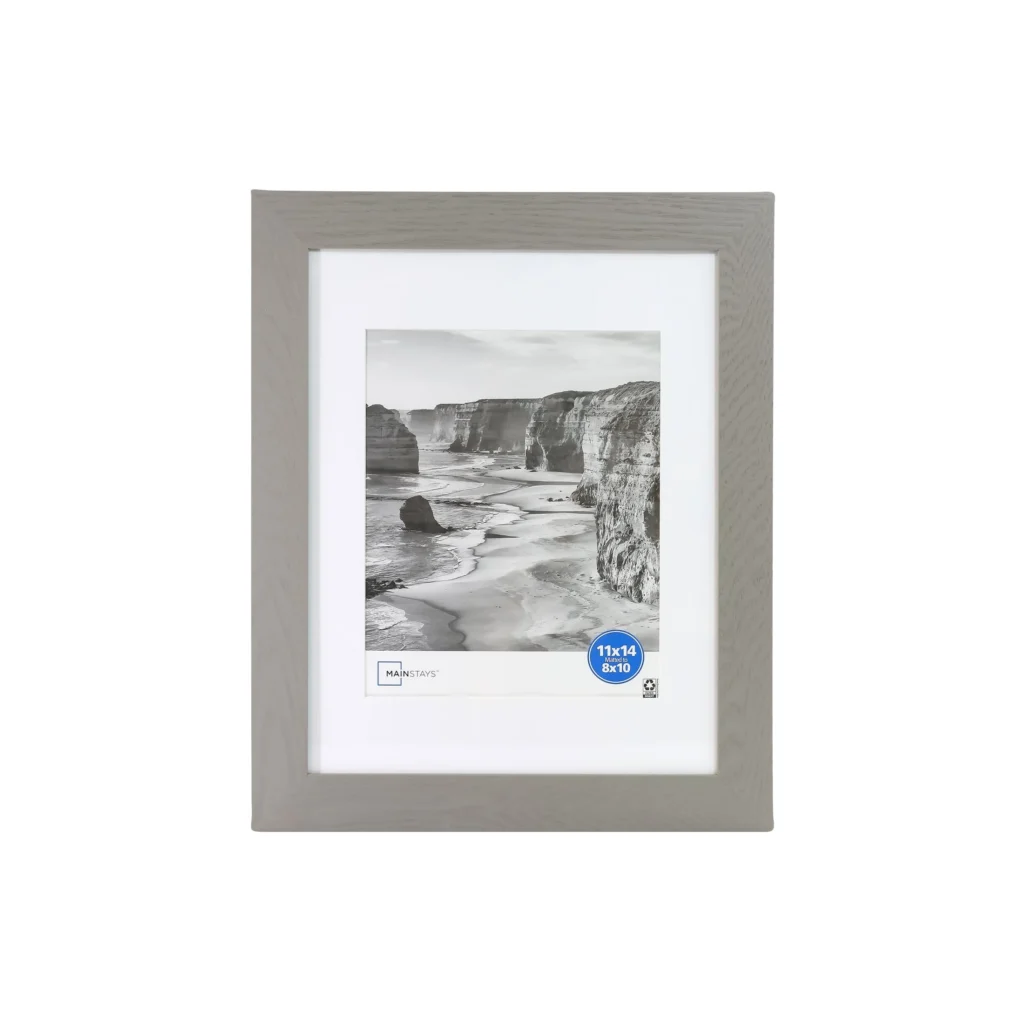 Mainstays – 8×10 Picture Frame – Black Kids Art Frame Wall Photo Frame — alternate angle showing full product