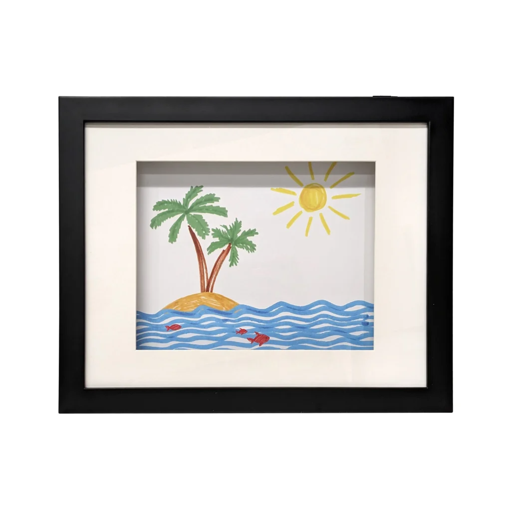 Mainstays – 8×10 Picture Frame – Black Kids Art Frame Wall Photo Frame