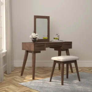 Mainstays Compact Makeup Vanity Set – Space-Saving Beauty Station