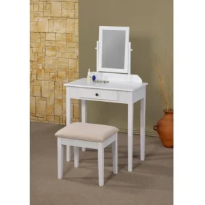 Mainstays Compact Makeup Vanity Set – Space-Saving Beauty Station