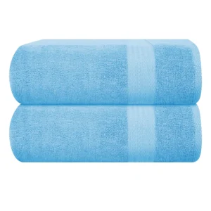 MALLONI HOME 8 Piece Towel Set 100 Ring Spun Cotton 2 Bath Towels 27×54 2 Hand Towels 16×28 4 Washcloths 13×13 Ultra Soft Highly Absorbent Machine Wa