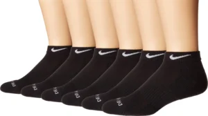 Men s Nike 6 pack Everyday Cushion Low Cut Training Socks Color White Size 8 12