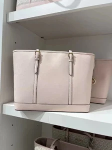 Michael Kors 35F0Gtvt9L Jet Set Travel Large Saffiano Leather In Powder Blush