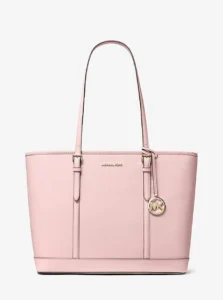 Michael Kors 35F0Gtvt9L Jet Set Travel Large Saffiano Leather In Powder Blush