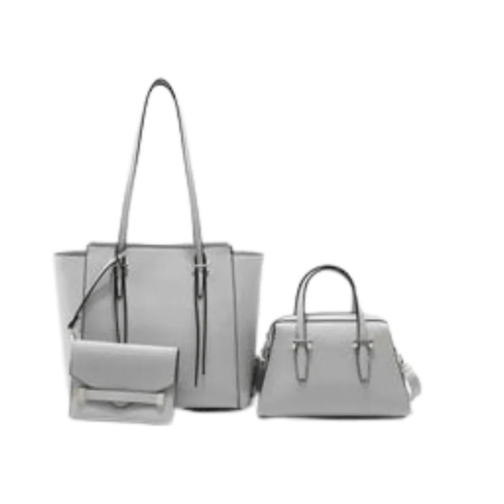 Michael Kors Jet Set Travel Large Logo Tote – Iconic Vanilla Style β alternate angle showing full product