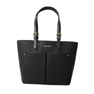 Michael Kors Womens Jet Set Travel Medium Double Pocket Tote Non Leather Vegan Brown 35F3GTVT3B 847