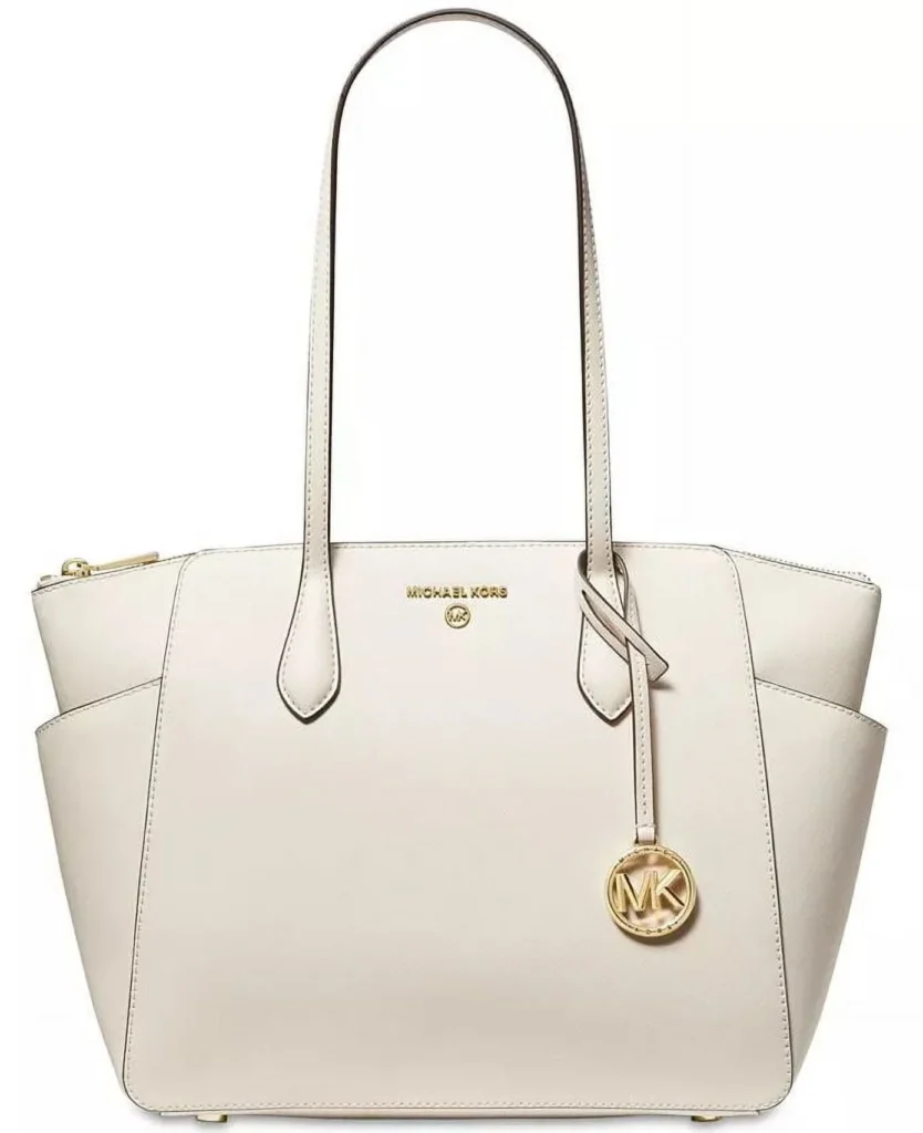 Michael Kors Marilyn Medium Signature Tote Bag – Chic Everyday Carry — close-up detail of design and finish