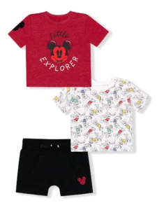 Mickey Mouse Baby Boy 2 Piece French Terry Short Set Sizes 0 24 Months