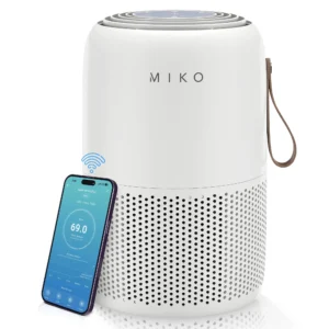 Miko Air Purifier for Large Room up to 770 Sqft H13 True HEPA Air Cleaner for Pet Hair Odors Dust Pollen for Home