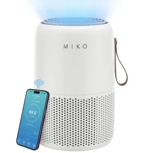 Miko Air Purifier for Large Room up to 770 Sqft H13 True HEPA Air Cleaner for Pet Hair Odors Dust Pollen for Home
