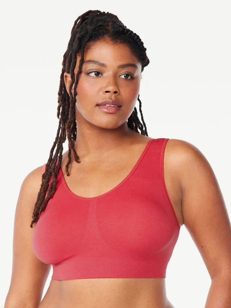 Mills by Millie Brown Seersucker Flutter Bralette – Stylish & Comfortable β alternate angle showing full product