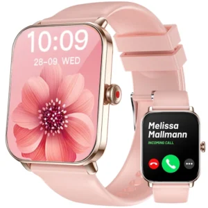 Mingdaln 2025 New 1 85 inch Men Women s Smartwatch Answer Make Calls 100 Sports Modes Message Reminder IP67 Waterproof Fitness Tracker Android Iphone