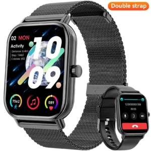 Mingdaln 2025 New 1 85 inch Men Women s Smartwatch Answer Make Calls 100 Sports Modes Message Reminder IP67 Waterproof Fitness Tracker Android Iphone