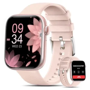 Mingdaln 2025 New 1 85 inch Men Women s Smartwatch Answer Make Calls 100 Sports Modes Message Reminder IP67 Waterproof Fitness Tracker Android Iphone