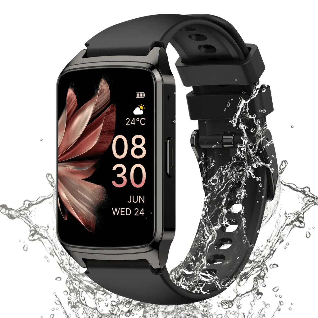 Mingdaln Smart Watch – IP68 Waterproof, Call/Text, 100 Sport Modes — close-up detail of design and finish