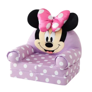 Minnie Mouse 2 in 1 Polyester Flip Out Chair for Kids Pink