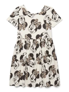 Minnie Mouse Toddler Girl s Short Sleeve All Over Print Dress Sizes 12M 5T
