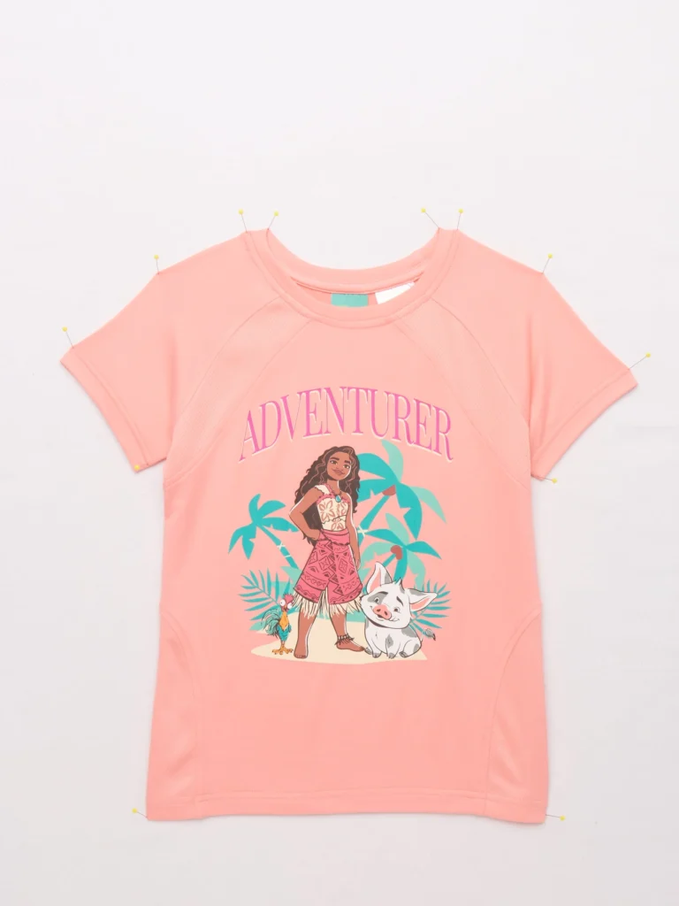 Moana Girls’ Graphic Sleeveless Romper – Fun & Comfy Playwear β alternate angle showing full product