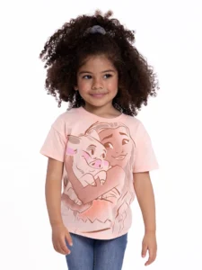 Moana Toddler Short Sleeve Graphic Crewneck Tee Sizes 12M 5T