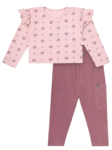 Modern Moments by Gerber Toddler Girl Top and Short Set Sizes 12 Months 5T