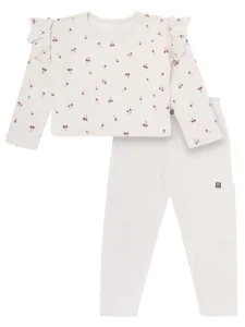 Modern Moments by Gerber Toddler Girl Top and Short Set Sizes 12 Months 5T