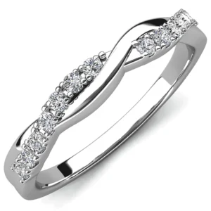 Moissanite by Cate Chloe Octavia 925 Sterling Silver Engagement Ring for Women Gift for her
