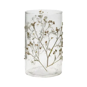 MS Dried Flrl Vase glass