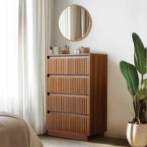 My Texas House Monroe 5 Drawer Dresser Brushed Oak Finish