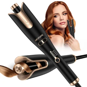 NEXPURE Professional Flat Iron 2 in 1 Hair Straightener Curling Iron Styling Tool 5s Fast Heat 1 Ceramic Flat Iron Black