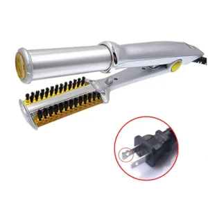 NEXPURE Professional Flat Iron 2 in 1 Hair Straightener Curling Iron Styling Tool 5s Fast Heat 1 Ceramic Flat Iron Black