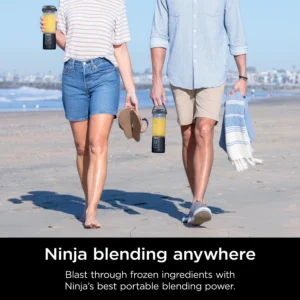 Ninja Blast 16 oz Personal Portable Blender with Leak Proof Lid Easy Sip Spout Perfect for Smoothies Black BC100BK