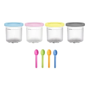 Ninja CREAMi Ice Cream Maker 5 One Touch Programs 2 16oz Pints with Storage Lids NC300