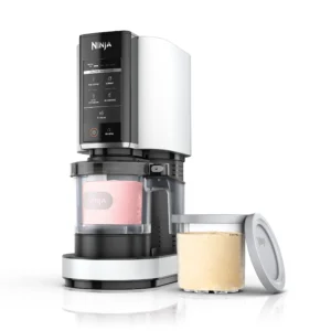 Ninja CREAMi Ice Cream Maker 5 One Touch Programs 2 16oz Pints with Storage Lids NC300