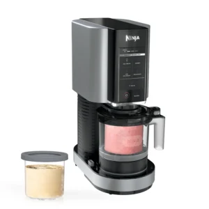 Ninja CREAMi Ice Cream Maker 5 One Touch Programs 2 16oz Pints with Storage Lids NC300