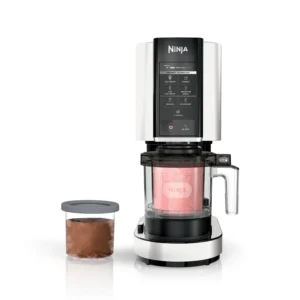 Ninja CREAMi Ice Cream Maker 5 One Touch Programs 2 16oz Pints with Storage Lids NC300