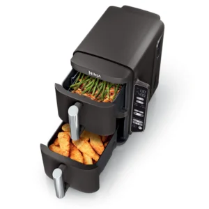Ninja DoubleStack 8-Qt Air Fryer – Compact 2-Basket Vertical Design