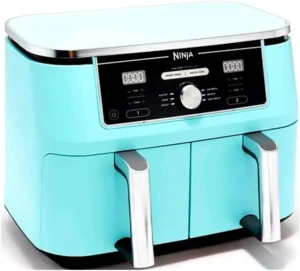 Ninja Foodi 4 in 1 8 Quart 2 Basket Air Fryer with DualZone Technology Black Air Fry Roast More DZ100