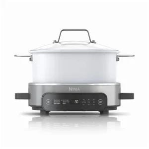 Ninja Foodi 6 5 qt Everyday Possible Cooker Stainless Steel White Multi Cooker Slow Cooker
