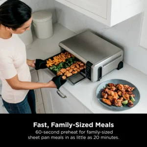 Ninja Foodi 6 in 1 Digital Air Fry Large Toaster Oven Flip Away SP080