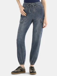 No Boundaries Cargo Joggers, 28” Inseam, Women’s