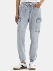 No Boundaries Cargo Joggers, 28” Inseam, Women’s