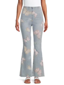 No Boundaries Low Rise Specialty Flare Jeans, 31″ Inseam, Women’s 00-18