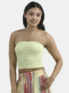 No Boundaries Seamless Textured Tube Top Women s
