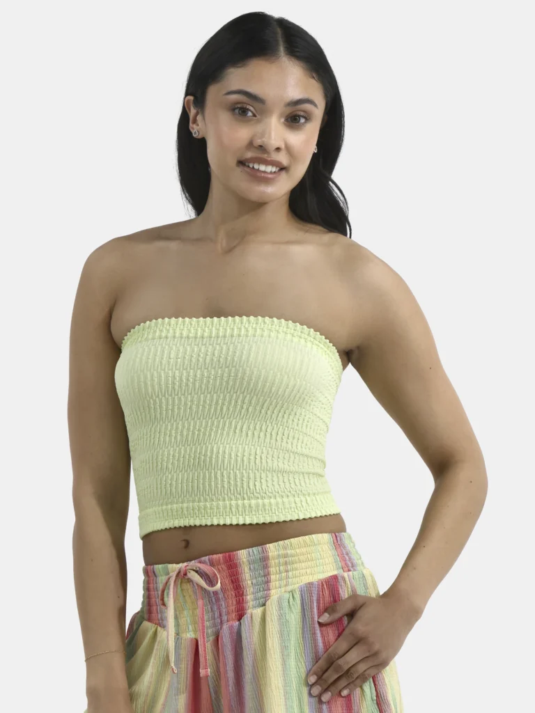 No Boundaries Seamless Textured Tube Top Women s