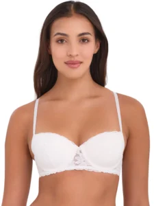 No Boundaries Women s Bow Lace Half Cup Bra Sizes 34B 40DD