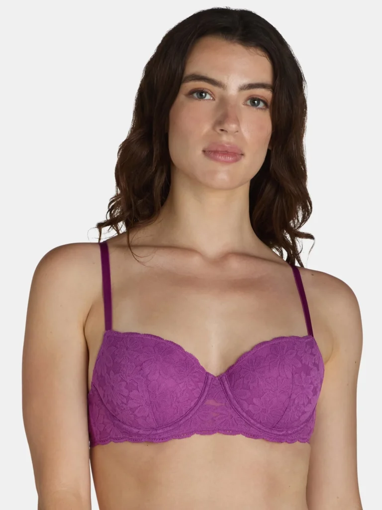 No Boundaries Bow Lace Half Cup Bra – Stylish, comfortable support β alternate angle showing full product