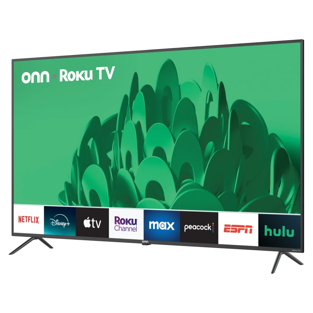 onn 65 Class 4K UHD 2160P LED Roku Smart Television HDR 100012587