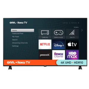onn 65 Class 4K UHD 2160P LED Roku Smart Television HDR 100012587