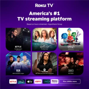 onn 75 Class 4K UHD 2160P LED Roku Smart Television 100044717