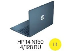 Open Box HP 14 inch HD Windows Laptop Intel Processor N150 4GB RAM 128GB UFS Tranquil Pink